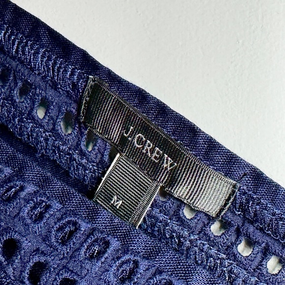 JCrew Eyelet Tunic Cover-Up Navy Dress - Picture 5 of 5